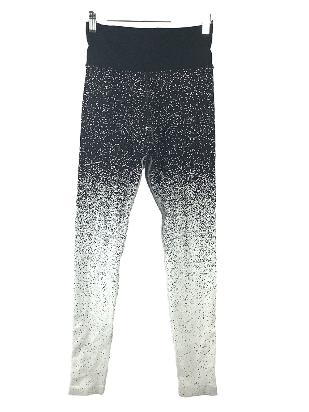 Athleta Gray-to-White Speckled Ombre Leggings - Picture 2 of 5